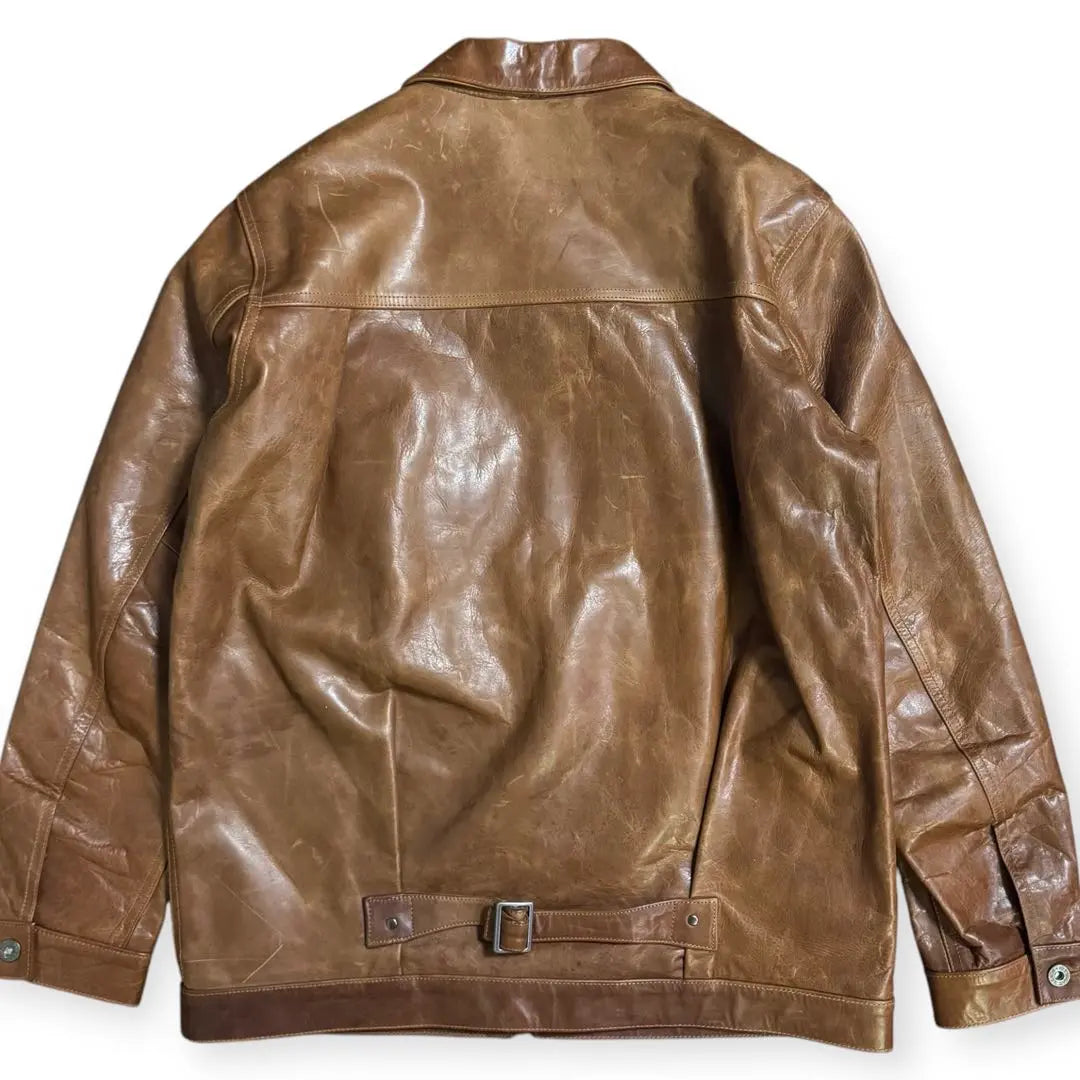 JACKROSE HORSE OIL LEATHER ZIP BLOUSON | JACKROSE HORSE OIL LEATHER ZIP BLOUSON