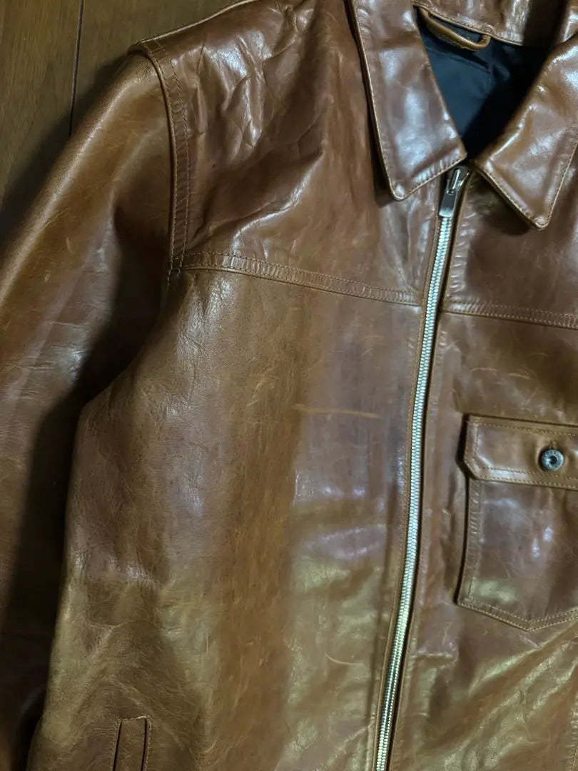 JACKROSE HORSE OIL LEATHER ZIP BLOUSON | JACKROSE HORSE OIL LEATHER ZIP BLOUSON