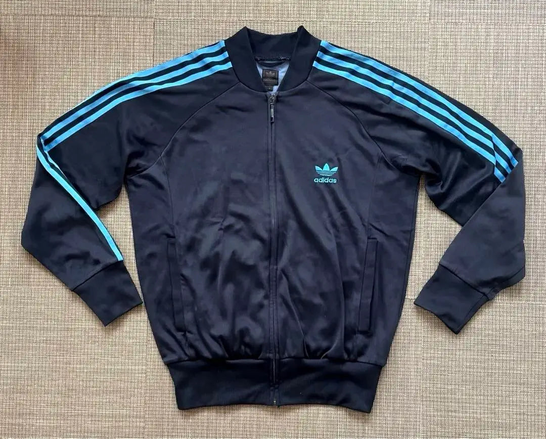 ★ Adidas Adidas Trofoyl Logo Track Jacket Navy L