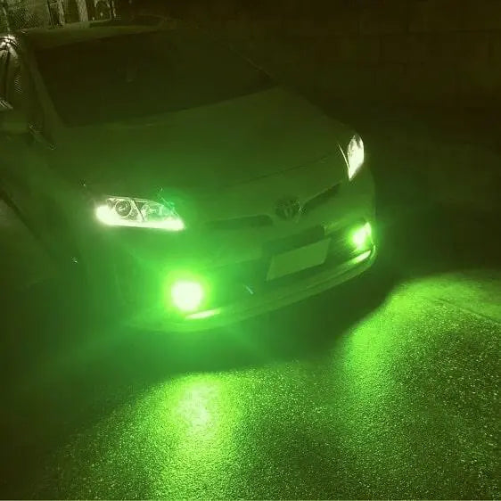 ¡Brillo increíble! Luz antiniebla HB4 de color verde limón de 28 000 lm