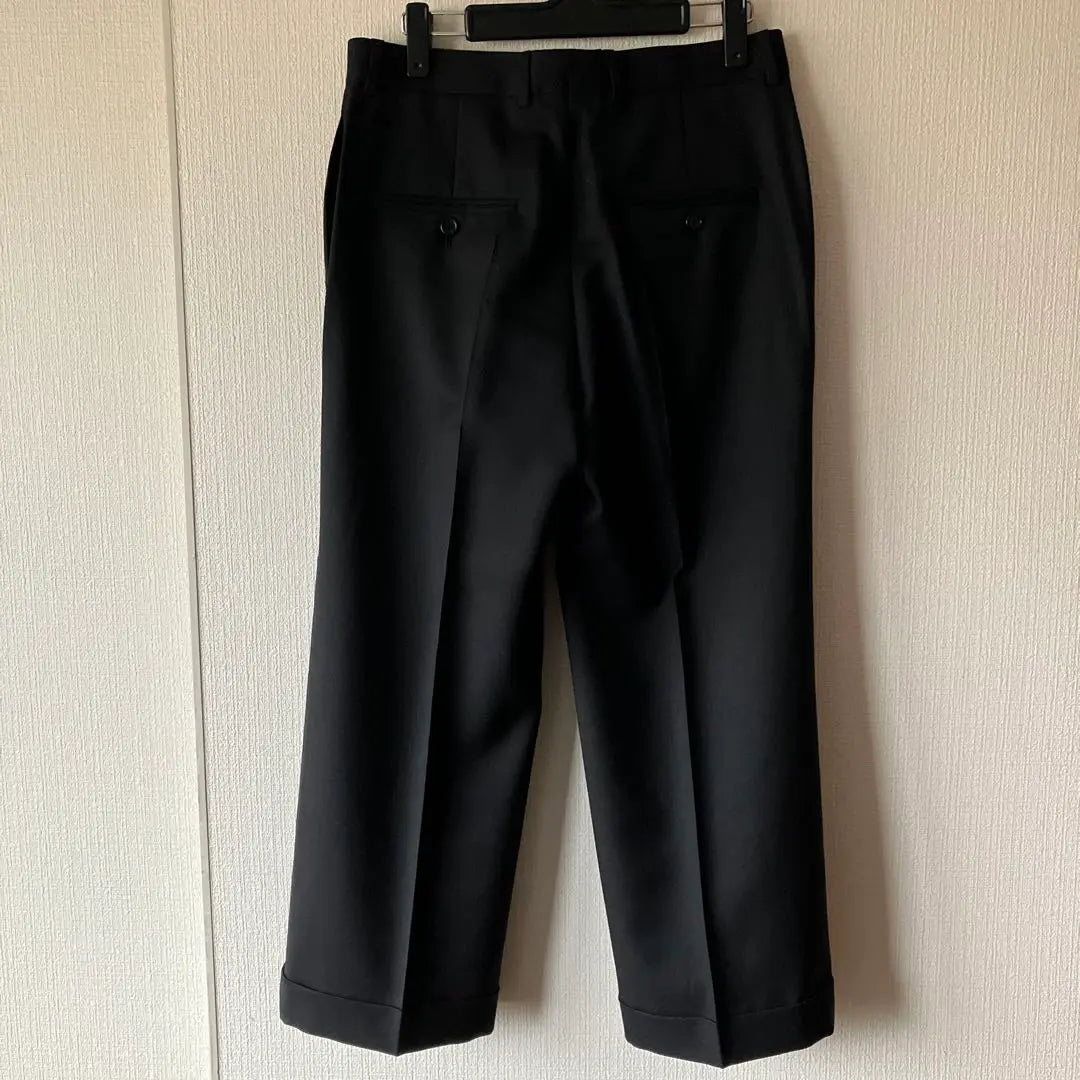 Celine Light Wool Center Press Pants Black 38