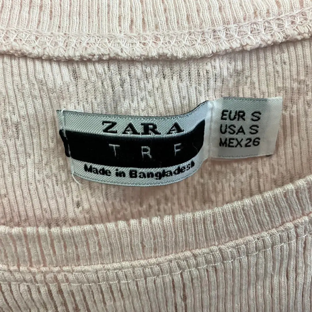 ZARA✨Tank Top [M] Rib knitted sleeveless pink