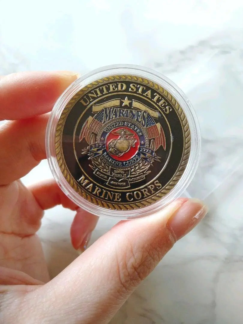 ★ Moneda conmemorativa rara ★ del Cuerpo de Marines de Estados Unidos ★/★ Bull Dog ★ Envío gratuito