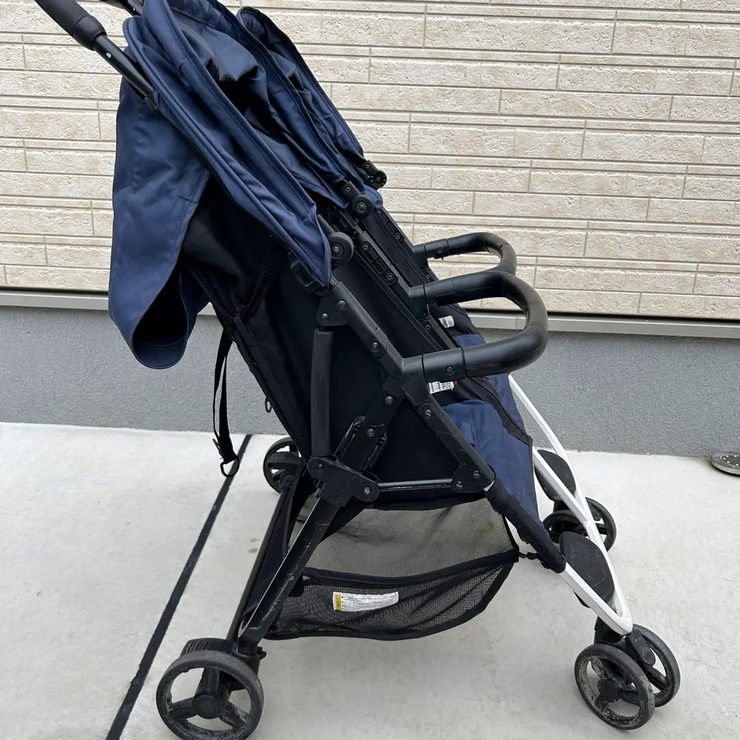 ✨ Free shipping ✨ Twin stroller twins navy foldable