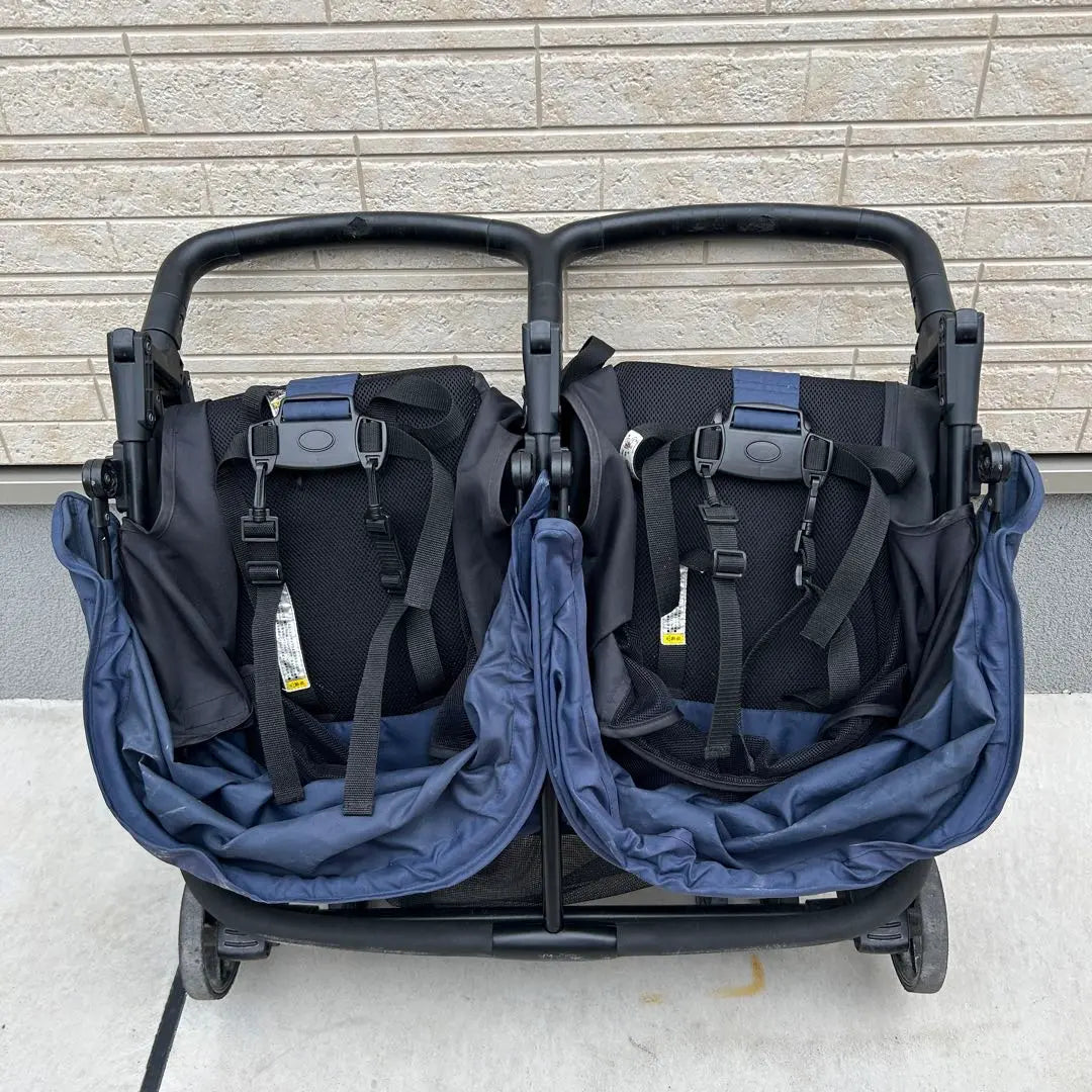 ✨ Free shipping ✨ Twin stroller twins navy foldable