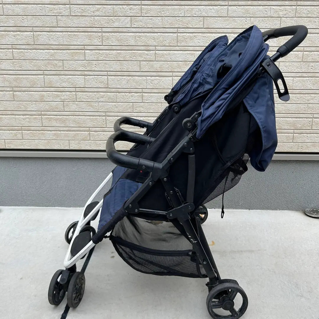 ✨ Free shipping ✨ Twin stroller twins navy foldable