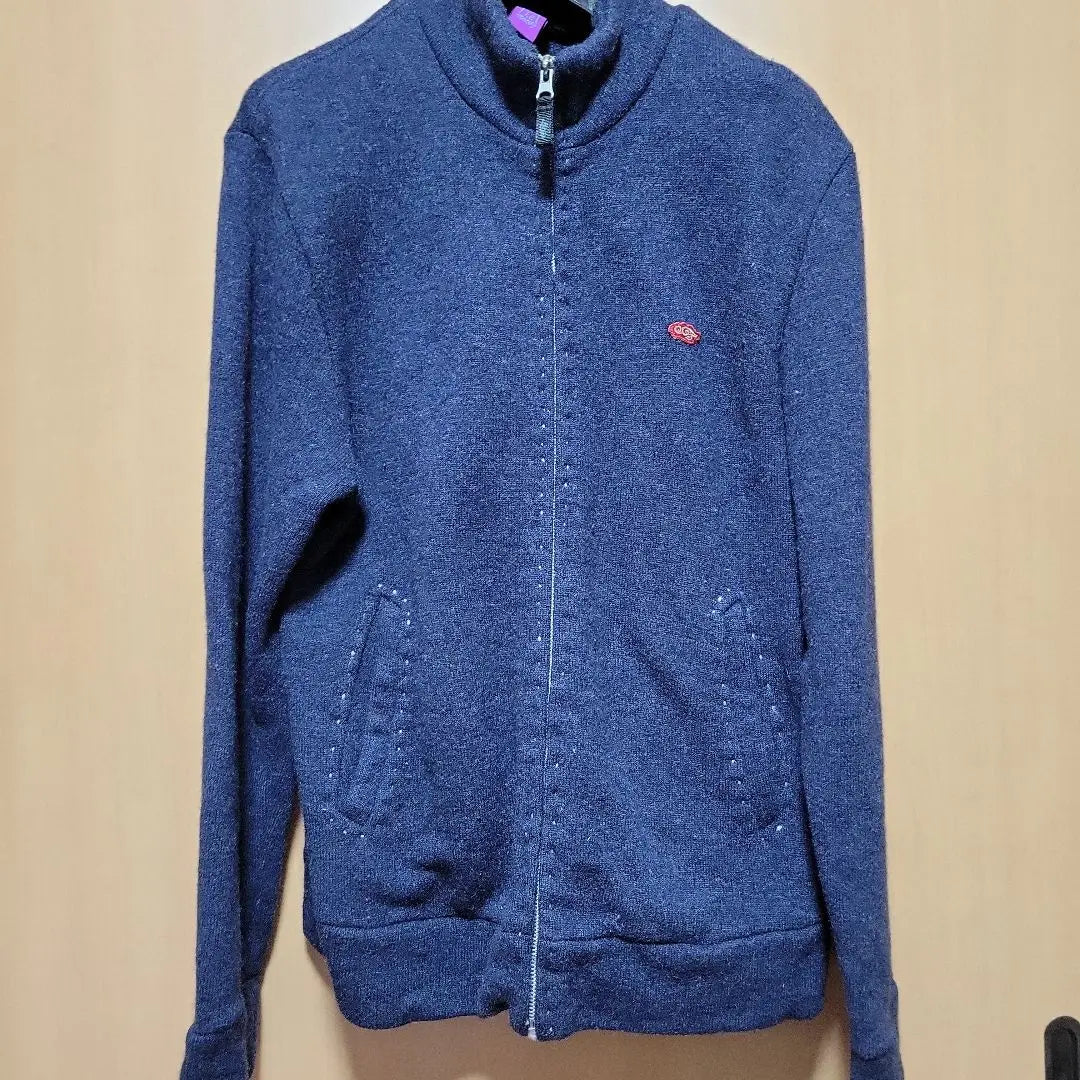 Sky KU Navy Zip Up Jacket | 空ku ネイビー ジップアップジャケット