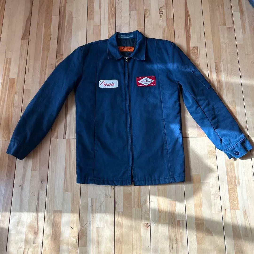 Great condition 70s USA REDKAP Red Cap TALON Work Jacket