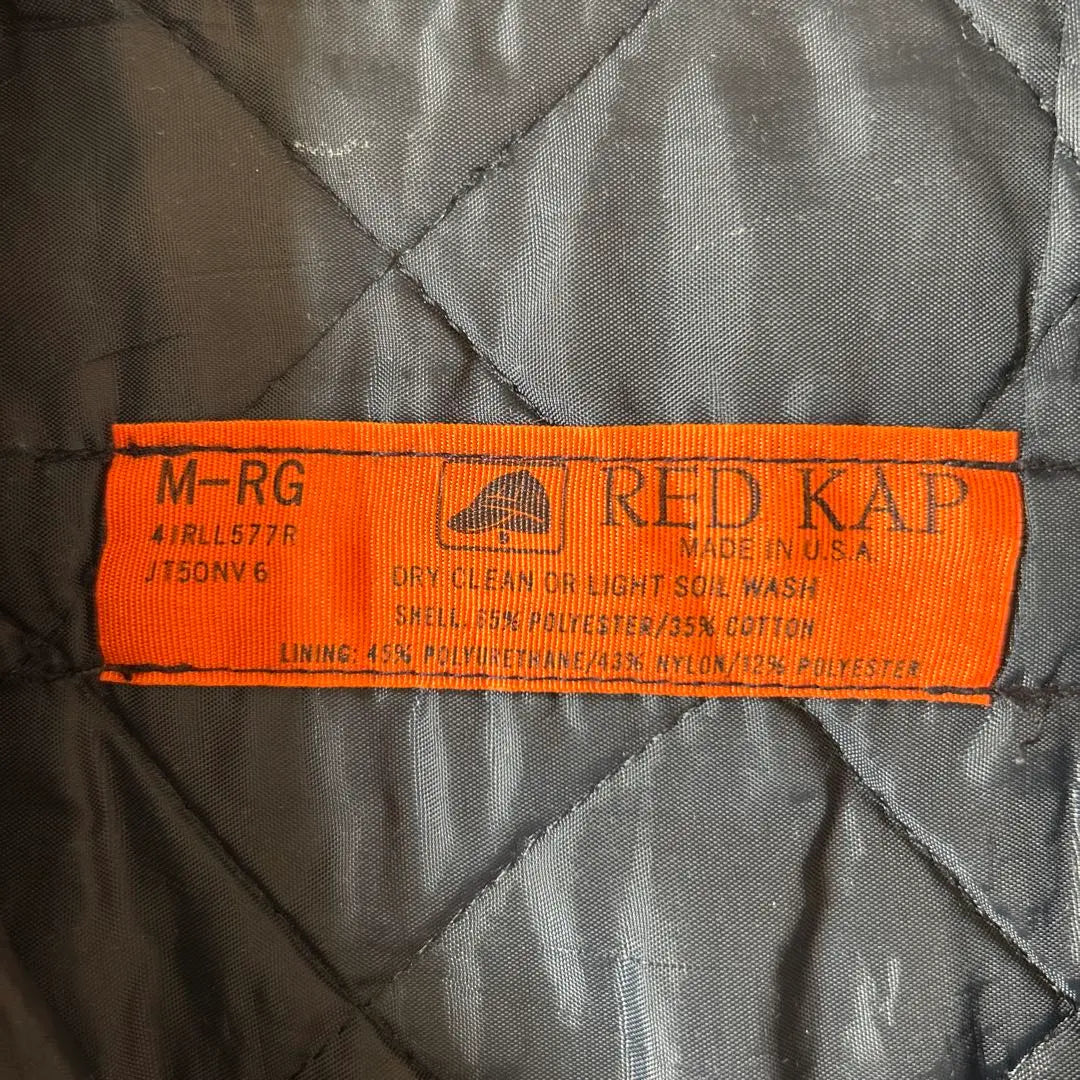 Great condition 70s USA REDKAP Red Cap TALON Work Jacket