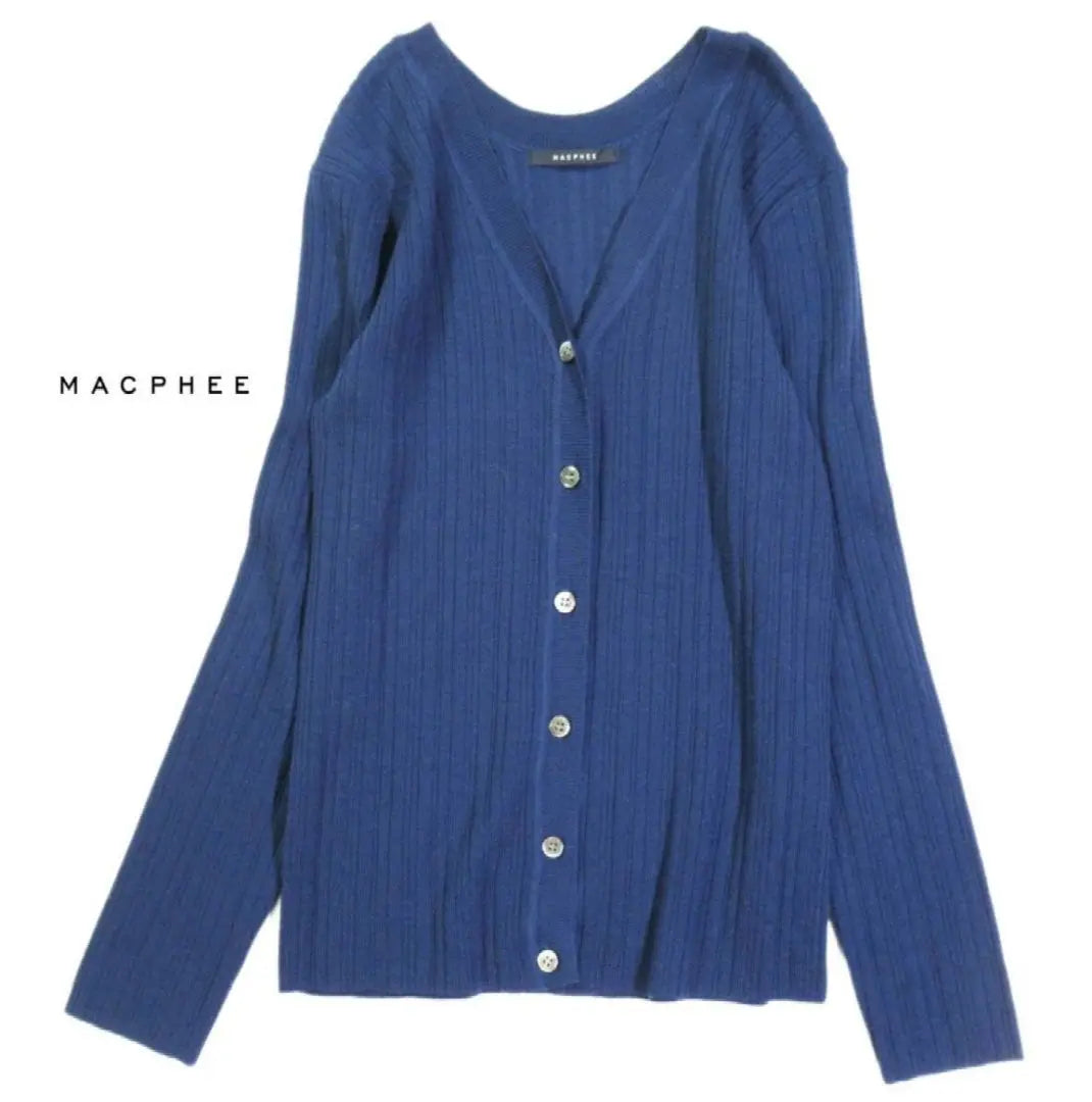 [Good condition] Tomorrowland MACPHEE Cardigan Wool Rib Knit