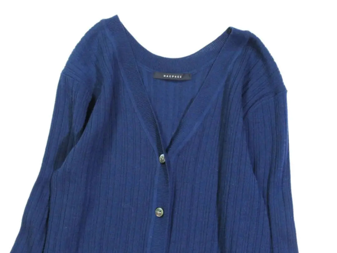 [Good condition] Tomorrowland MACPHEE Cardigan Wool Rib Knit