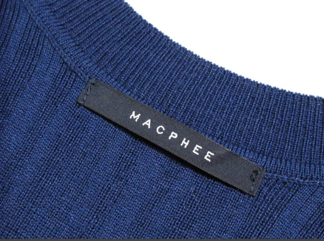 [Good condition] Tomorrowland MACPHEE Cardigan Wool Rib Knit