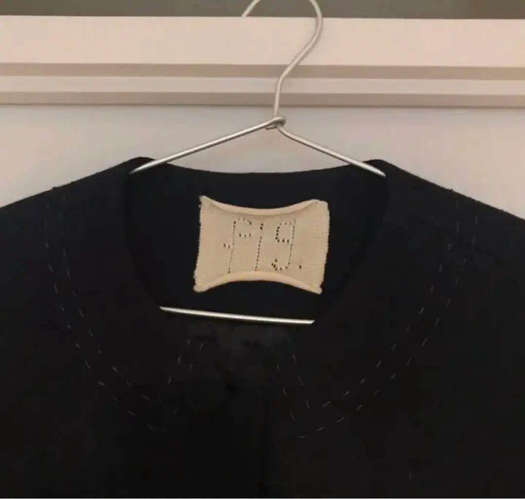 [Shipped within 24 hours] fig london cashmere blend short coat embroidery