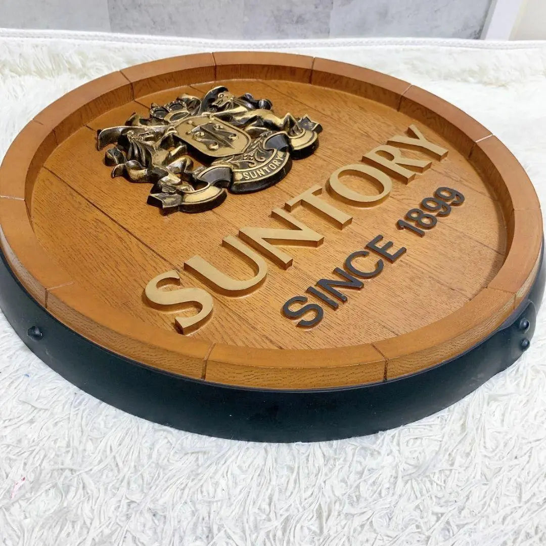 Showa Retro Rare Suntory Since 1899 Barrel head Suntory | 昭和レトロ レア SUNTORY SINCE 1899 バレルヘッド サントリー