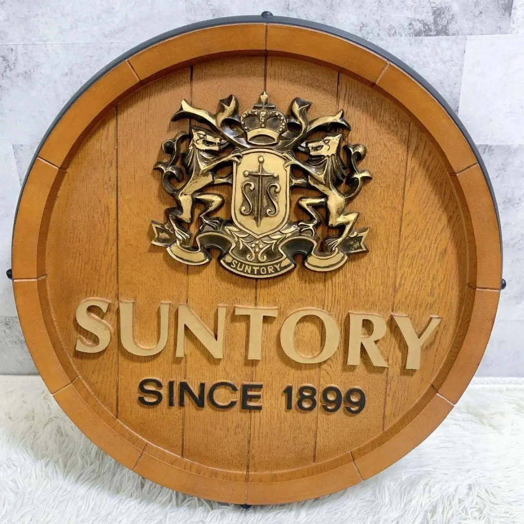 Showa Retro Rare Suntory Since 1899 Barrel head Suntory | 昭和レトロ レア SUNTORY SINCE 1899 バレルヘッド サントリー