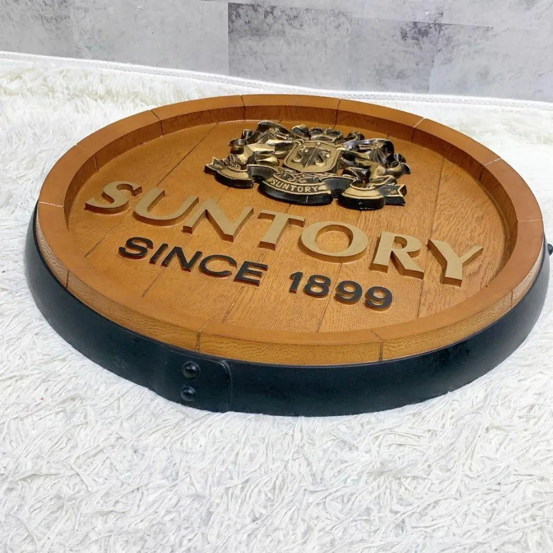 Showa Retro Rare Suntory Since 1899 Barrel head Suntory | 昭和レトロ レア SUNTORY SINCE 1899 バレルヘッド サントリー