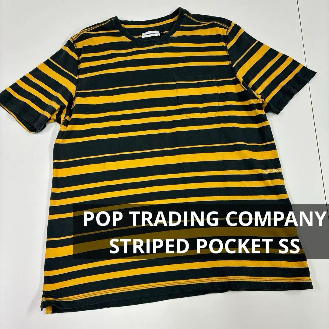 Pop Trading Company Poke T used clothes border M fade