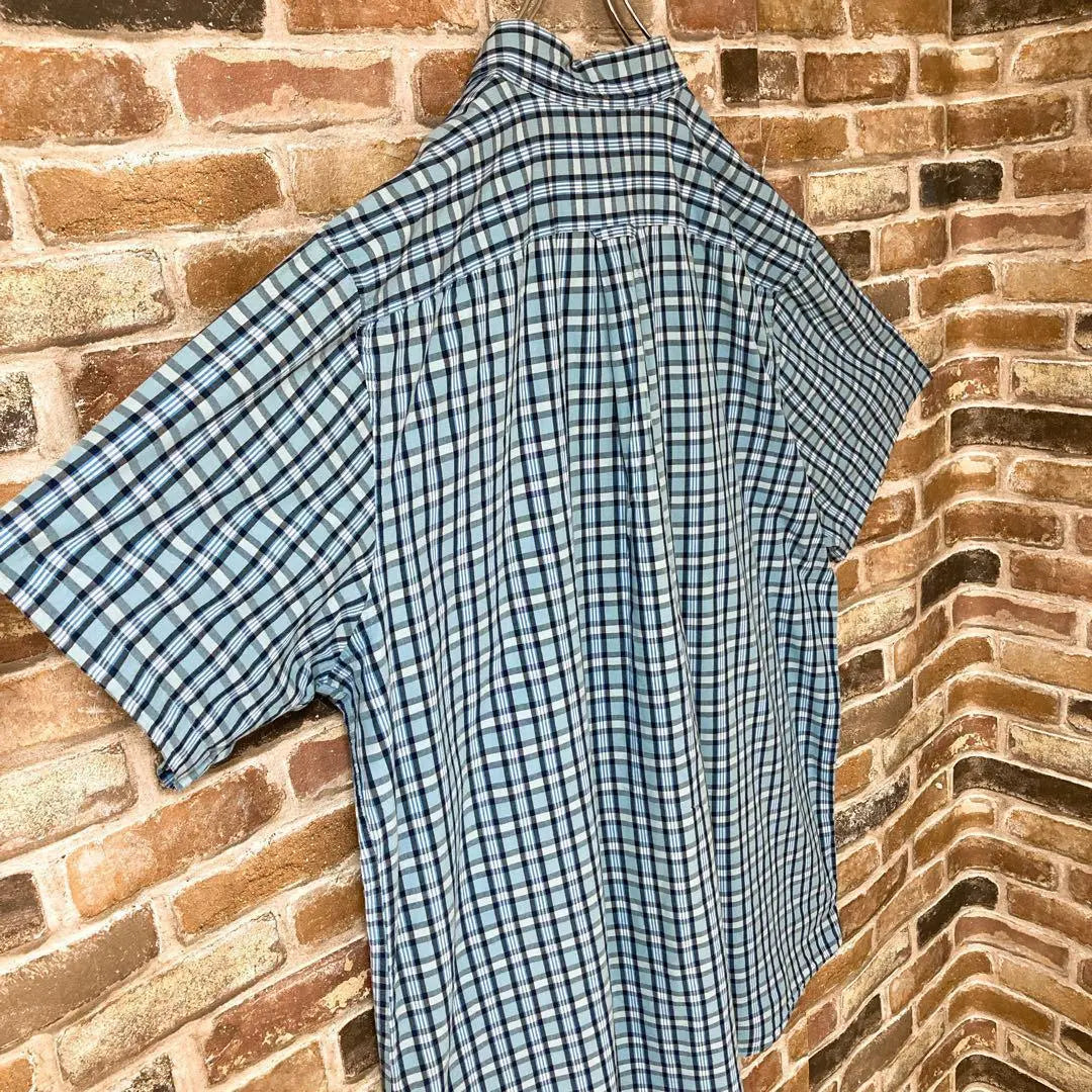 《Nautica》 Camisa Manga Corta NAUTICA Camisa BD Camisa Cuadros ☆ 4L | 《ノーティカ》nautica 半袖シャツ BDシャツ チェックシャツ☆4L