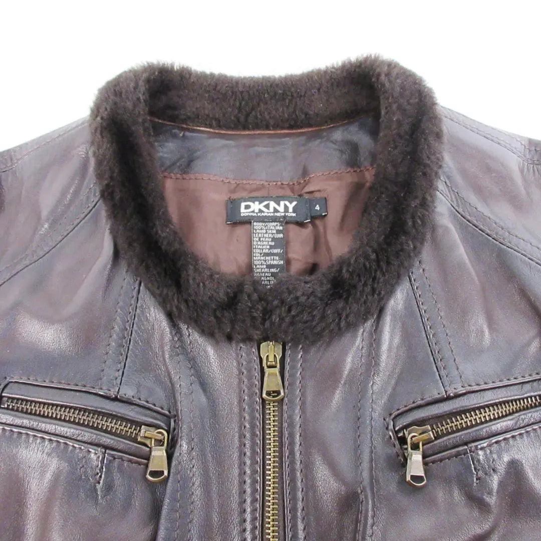 ✨ Made in Italy✨Dana Galant with fur Lamb leather Single rider M equivalent