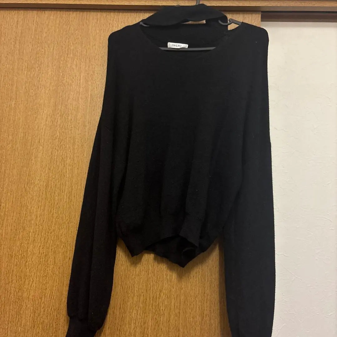 INGNI Slit neck/knit *Black