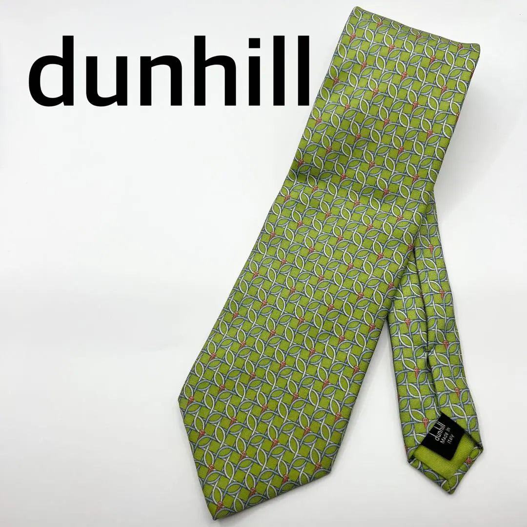 ✨Extremadamente hermosa✨Corbata para hombre Dunhill 100 % seda con estampado integral Dunhill