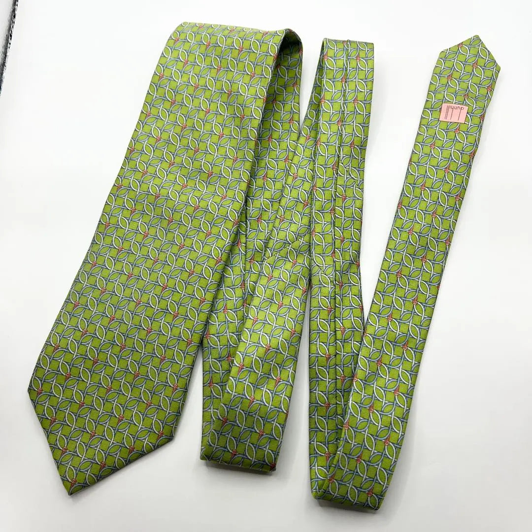 ✨Extremely beautiful✨dunhill Men's Tie 100% Silk Dunhill All-over Pattern