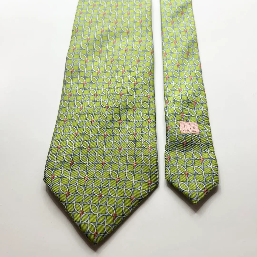 ✨Extremely beautiful✨dunhill Men's Tie 100% Silk Dunhill All-over Pattern