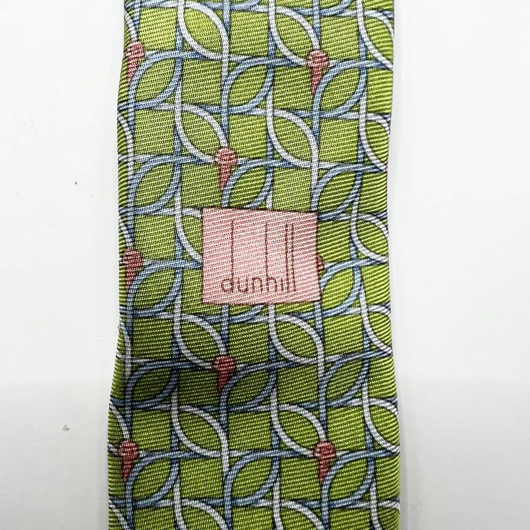 ✨Extremely beautiful✨dunhill Men's Tie 100% Silk Dunhill All-over Pattern