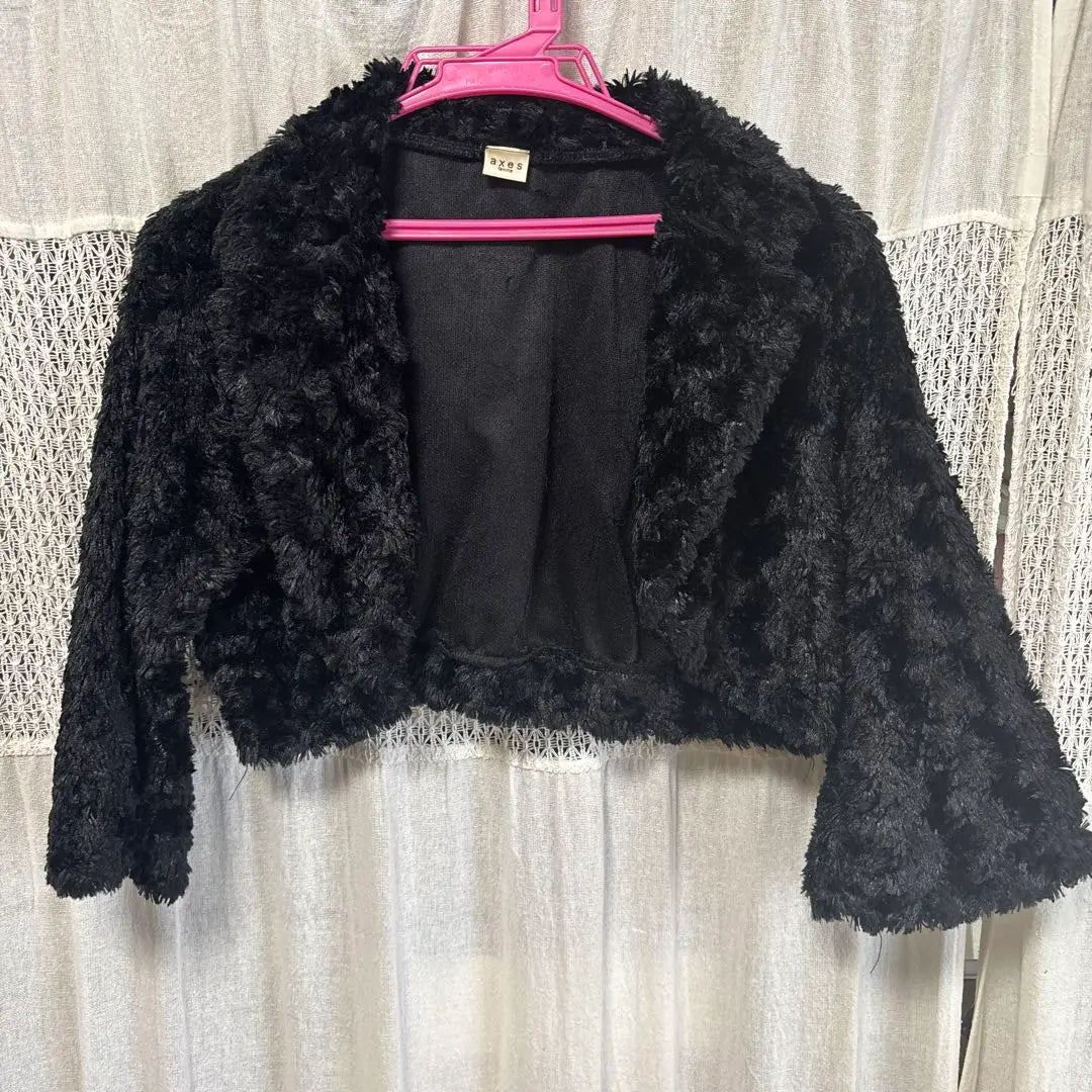 Fake fur bolero