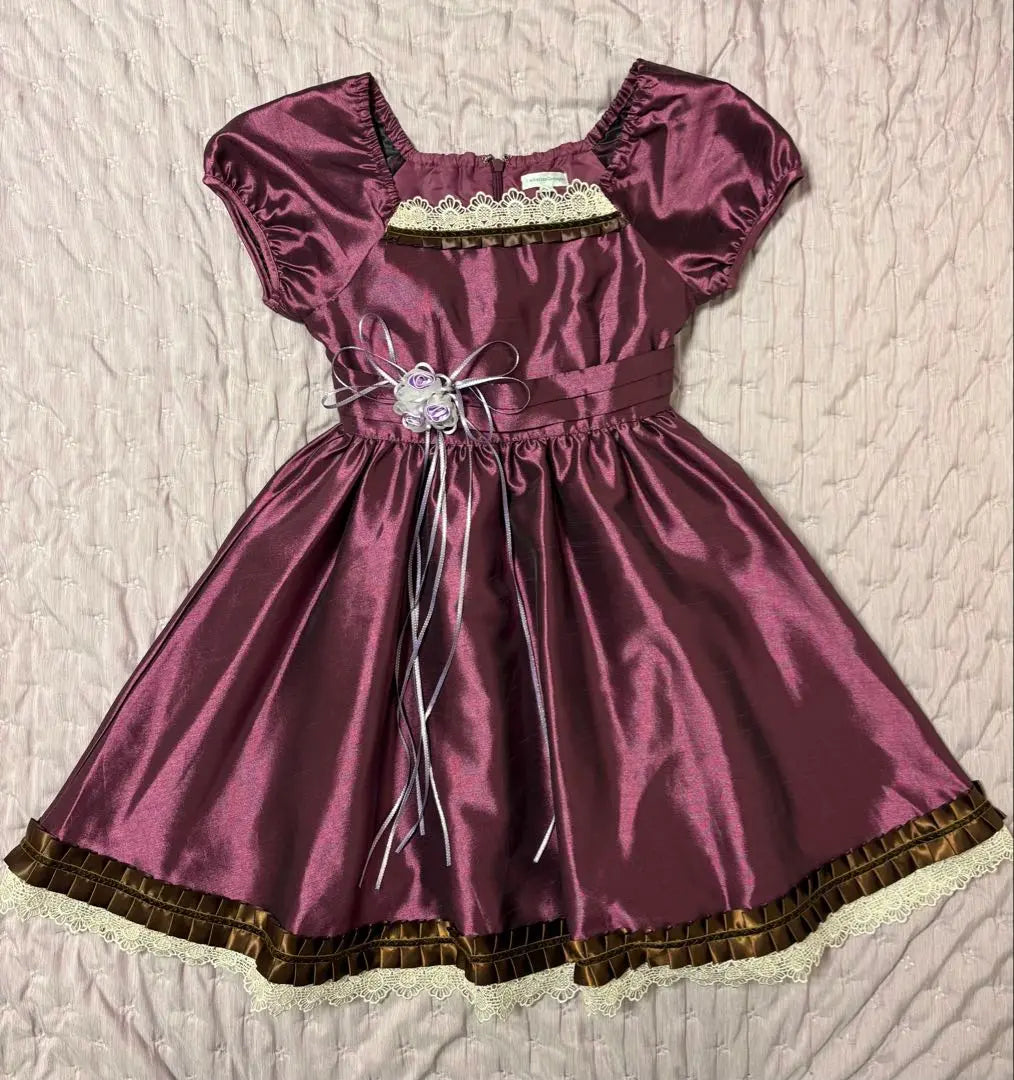 Recital Purple Dress 120 with Panniers