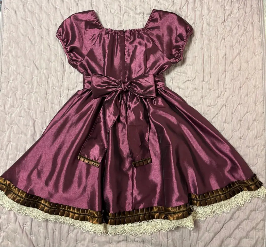 Recital Purple Dress 120 with Panniers