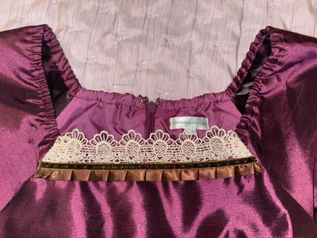 Recital Vestido morado 120 con alforjas