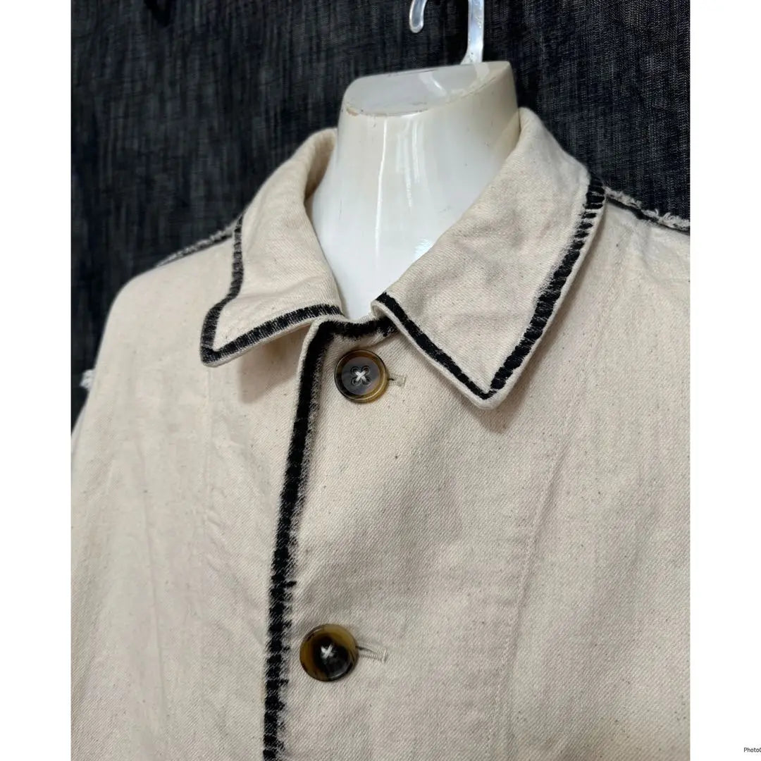 Regular price: 103,400 yen KHOKI Line Paint Trench Coat 1 Raul