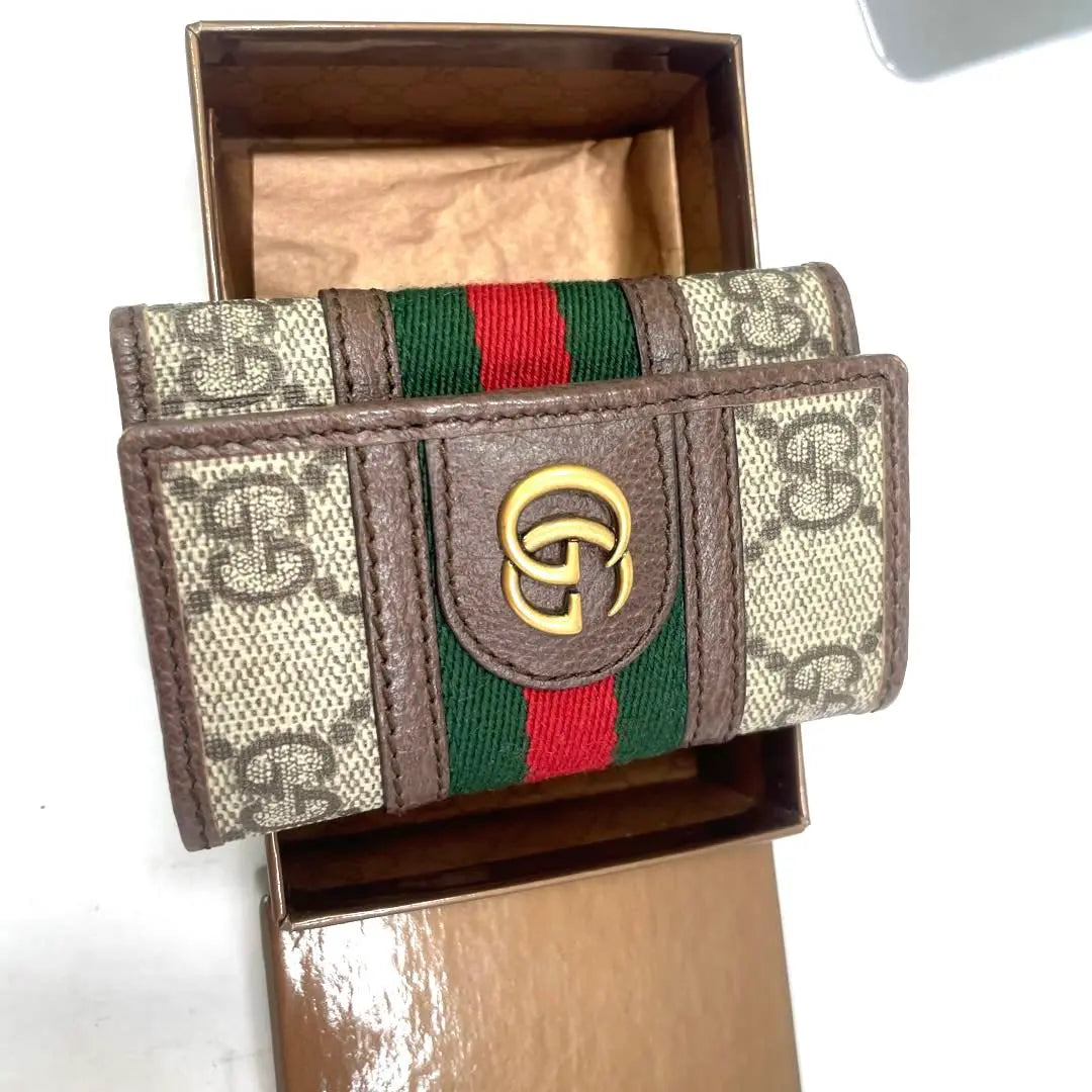 Estuche para llaves Gucci, buen estado, línea Sherry, estuche Soho para 6 llaves