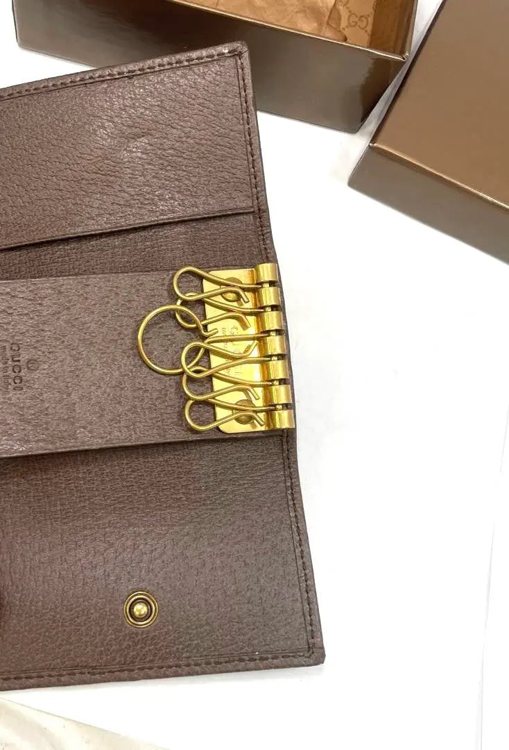 Estuche para llaves Gucci, buen estado, línea Sherry, estuche Soho para 6 llaves