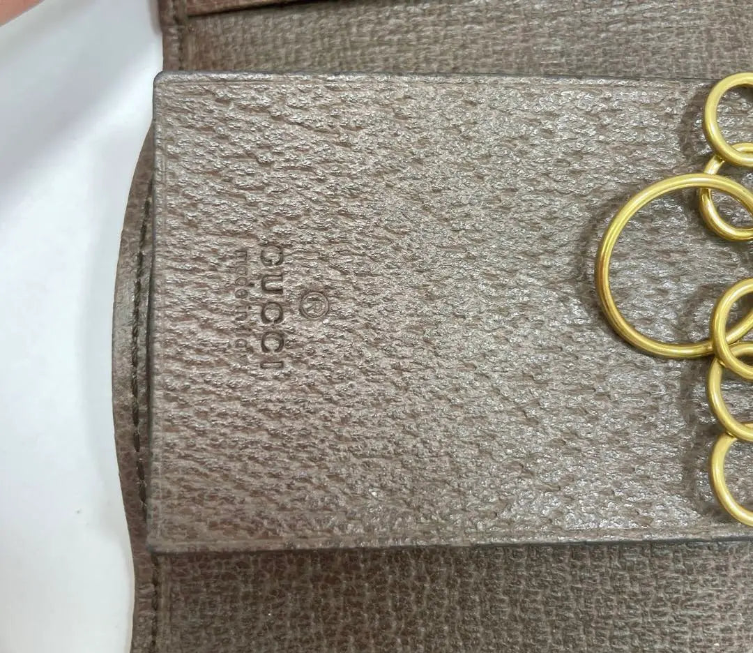 Estuche para llaves Gucci, buen estado, línea Sherry, estuche Soho para 6 llaves