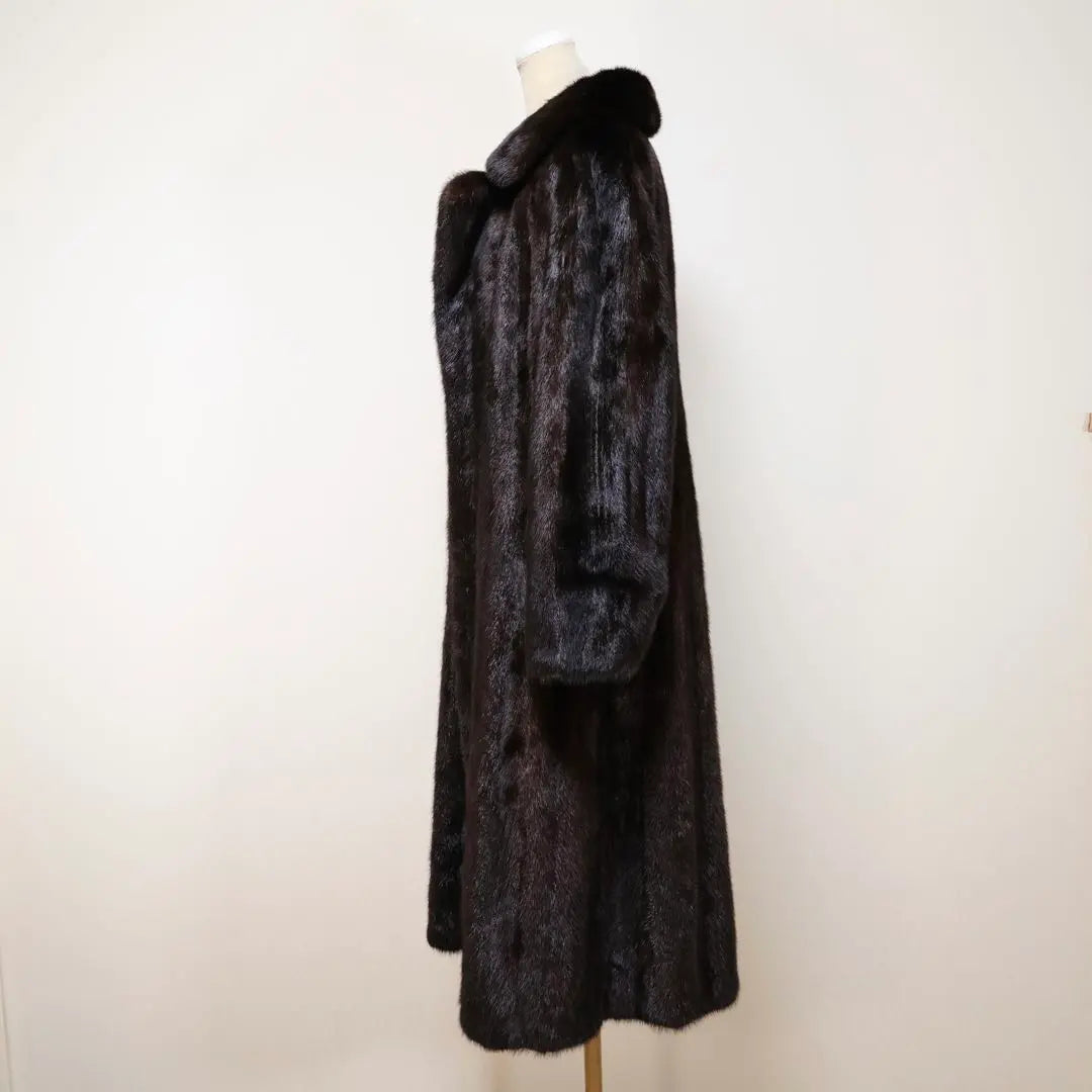 Sagamink 114 cm marrón oscuro Mink Court No. 13 tamaño LL