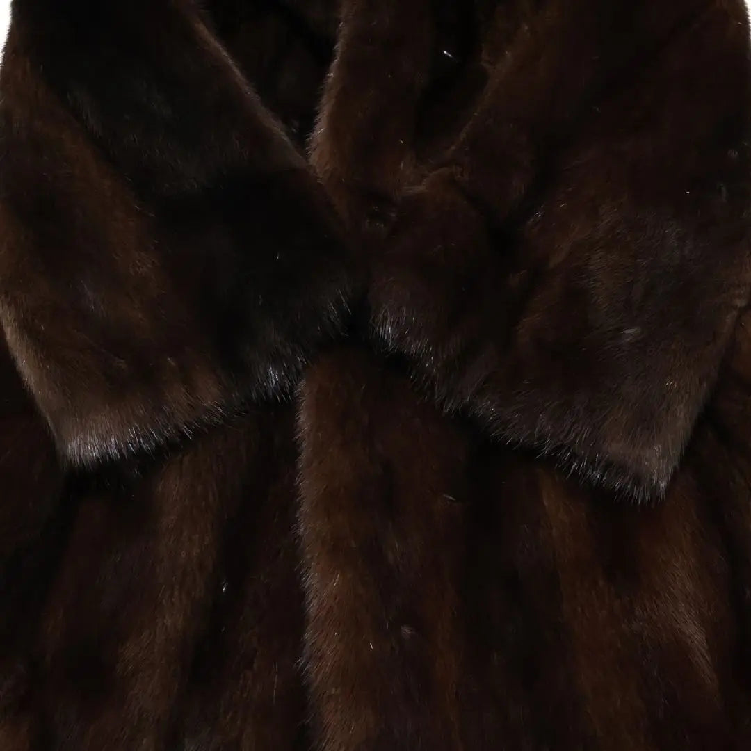 Sagamink 114 cm marrón oscuro Mink Court No. 13 tamaño LL