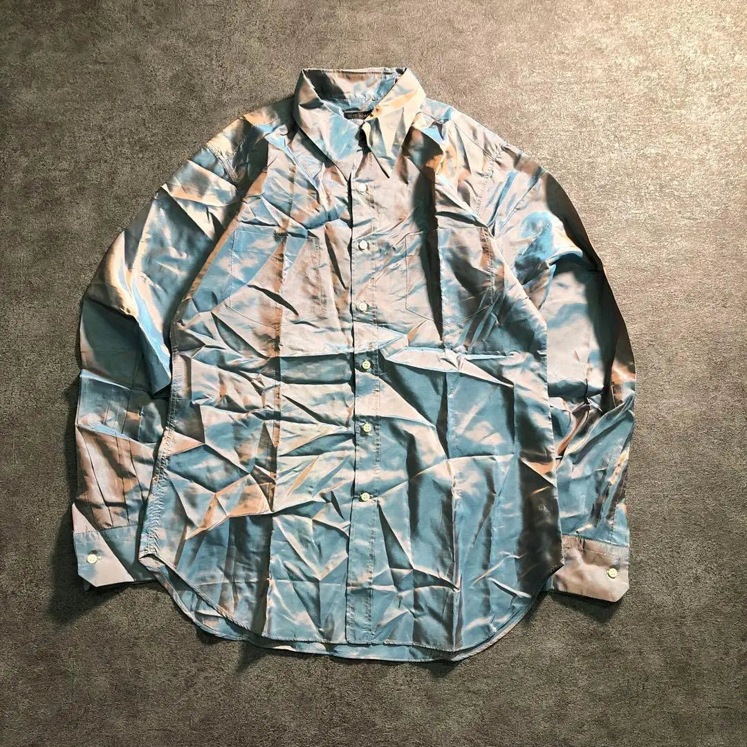 [Vintage] Camisa lisa brillante Mode Y2K Ropa usada usedBS6