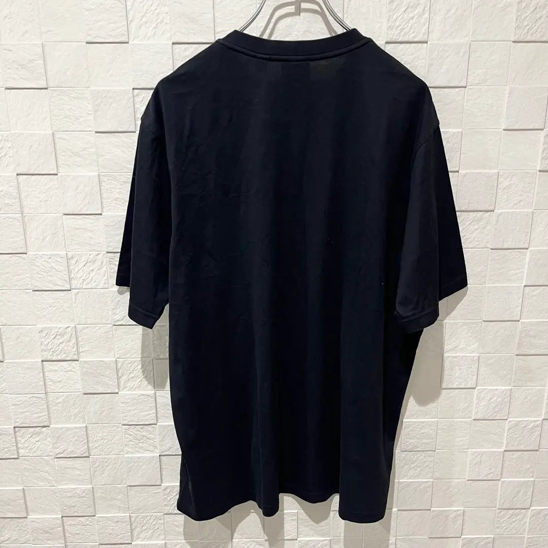 [Good condition] Burberry T-shirt TB logo Center logo L Black Oversized