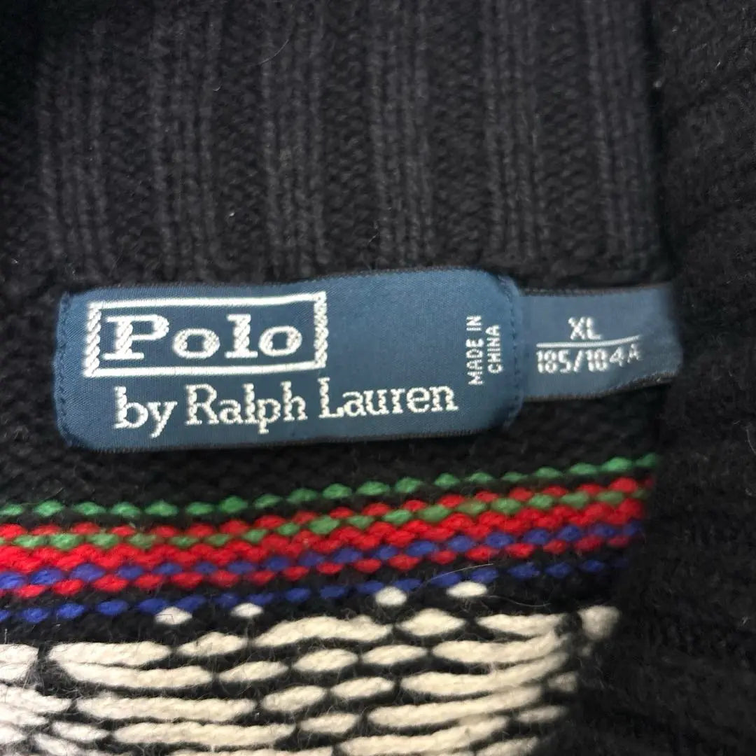 [Rare XL] Polo Vi Ralph Lauren Nordic Knit Cashmere Angola