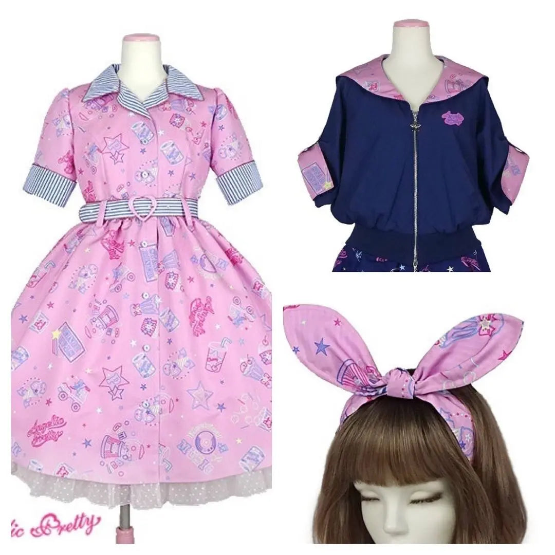 [Angelic pretty] Neon Star Diner 3-piece set