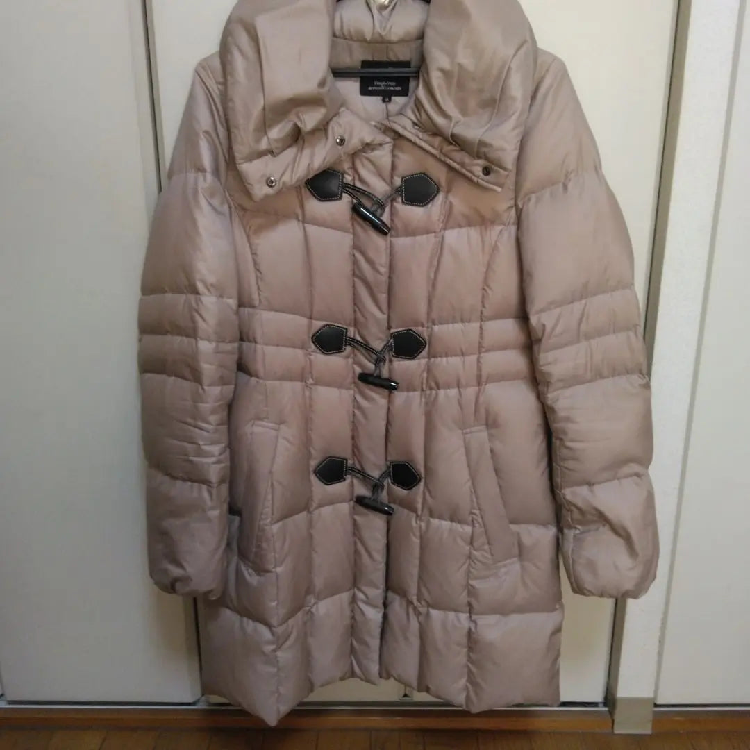 beige down jacket