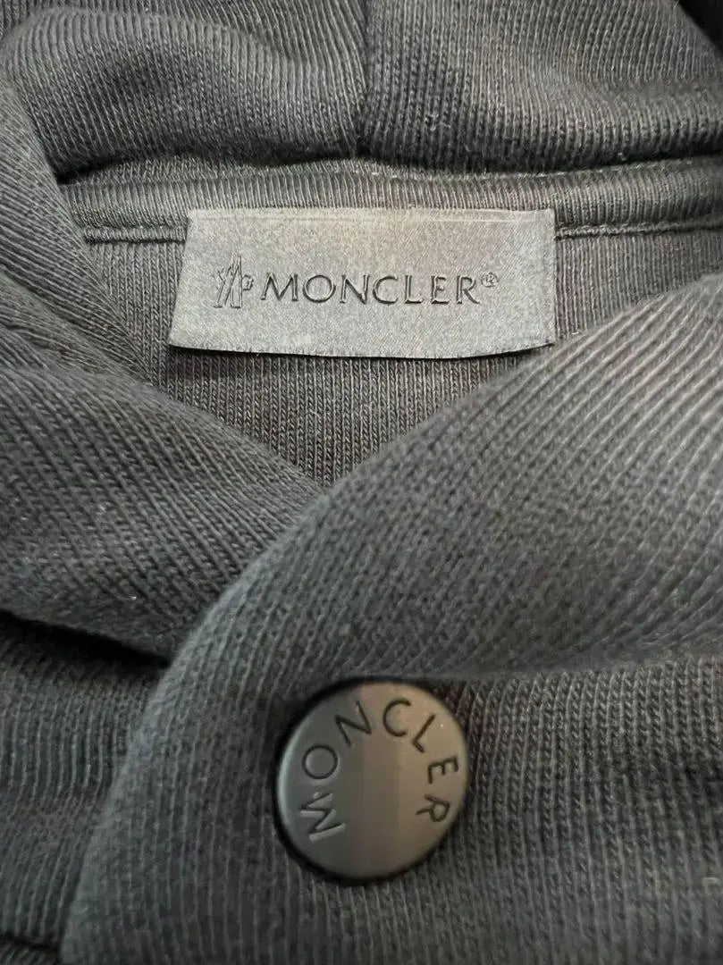 Garantía genuina / sin usar ☆ MONCLER MISMO pero Parker S Black Género | 未使用・本物保証☆MONCLER Lo mismo pero パーカー S 黒色 男女兼用