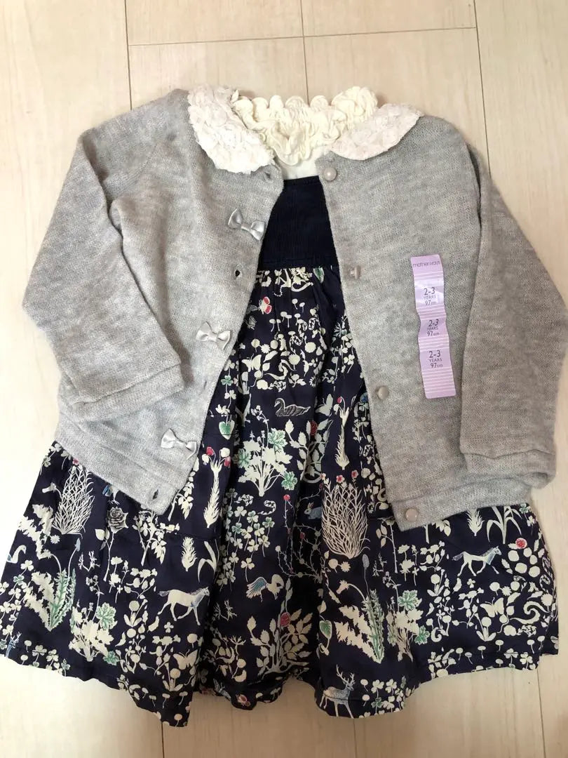 [Reduced price] Sense of Wonder Jumper Skirt 90 Liberty Set