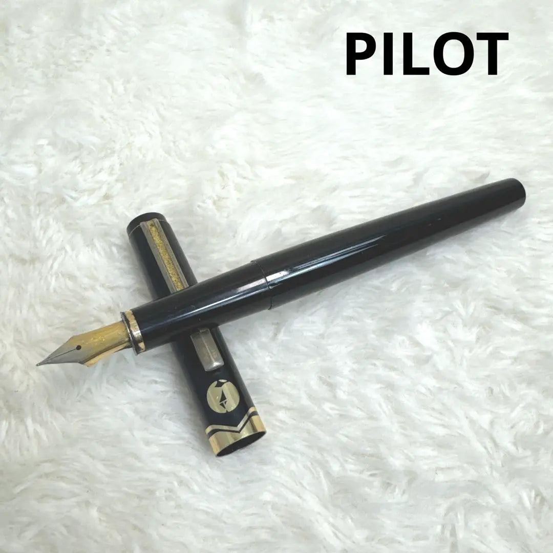 Pluma estilográfica PILOT H380 negra y dorada