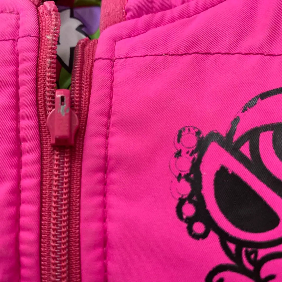 HYSTERIC MINI Pink Down Jacket Padded Jacket Reversible