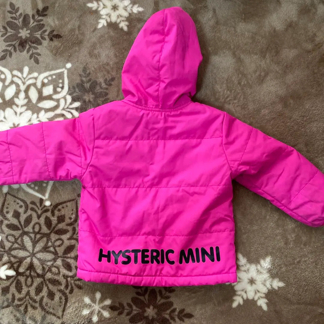 HYSTERIC MINI Pink Down Jacket Padded Jacket Reversible