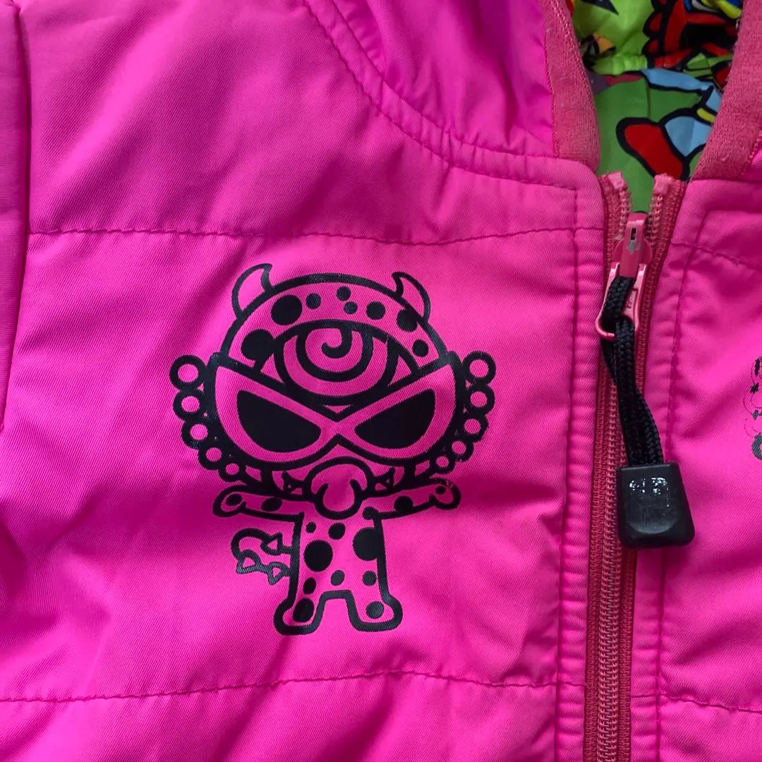 HYSTERIC MINI Pink Down Jacket Padded Jacket Reversible