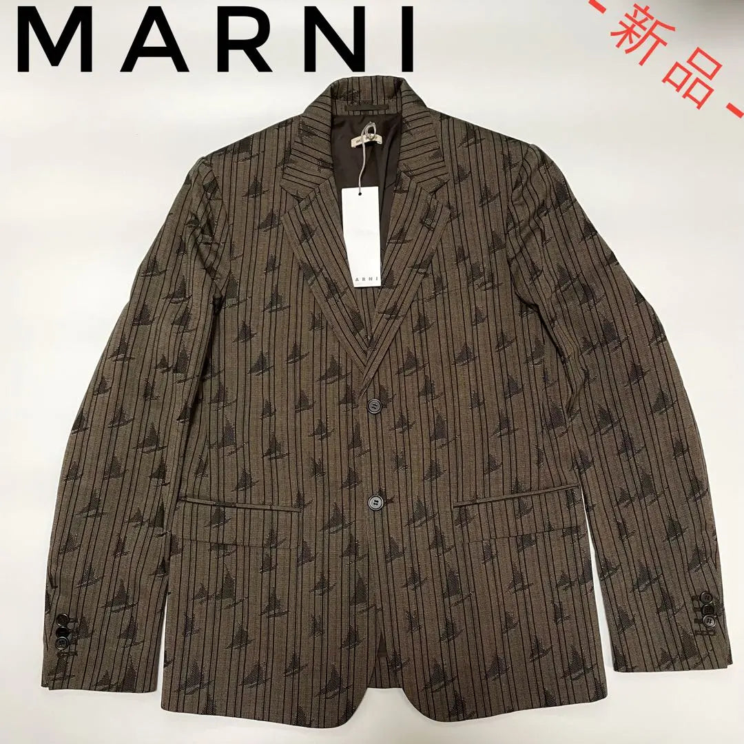 [¡¡¡Super precio de destrucción solo para un artículo!! ️】Chaqueta MARNI con patrón de yate 48